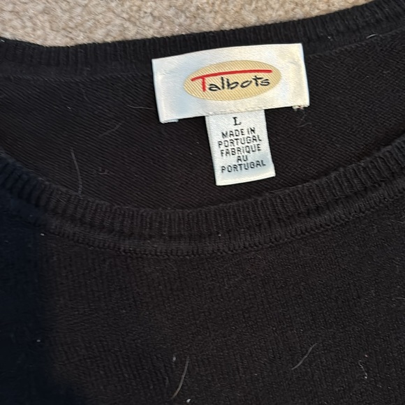 Talbots Black Top & Skirt - Picture 3 of 10